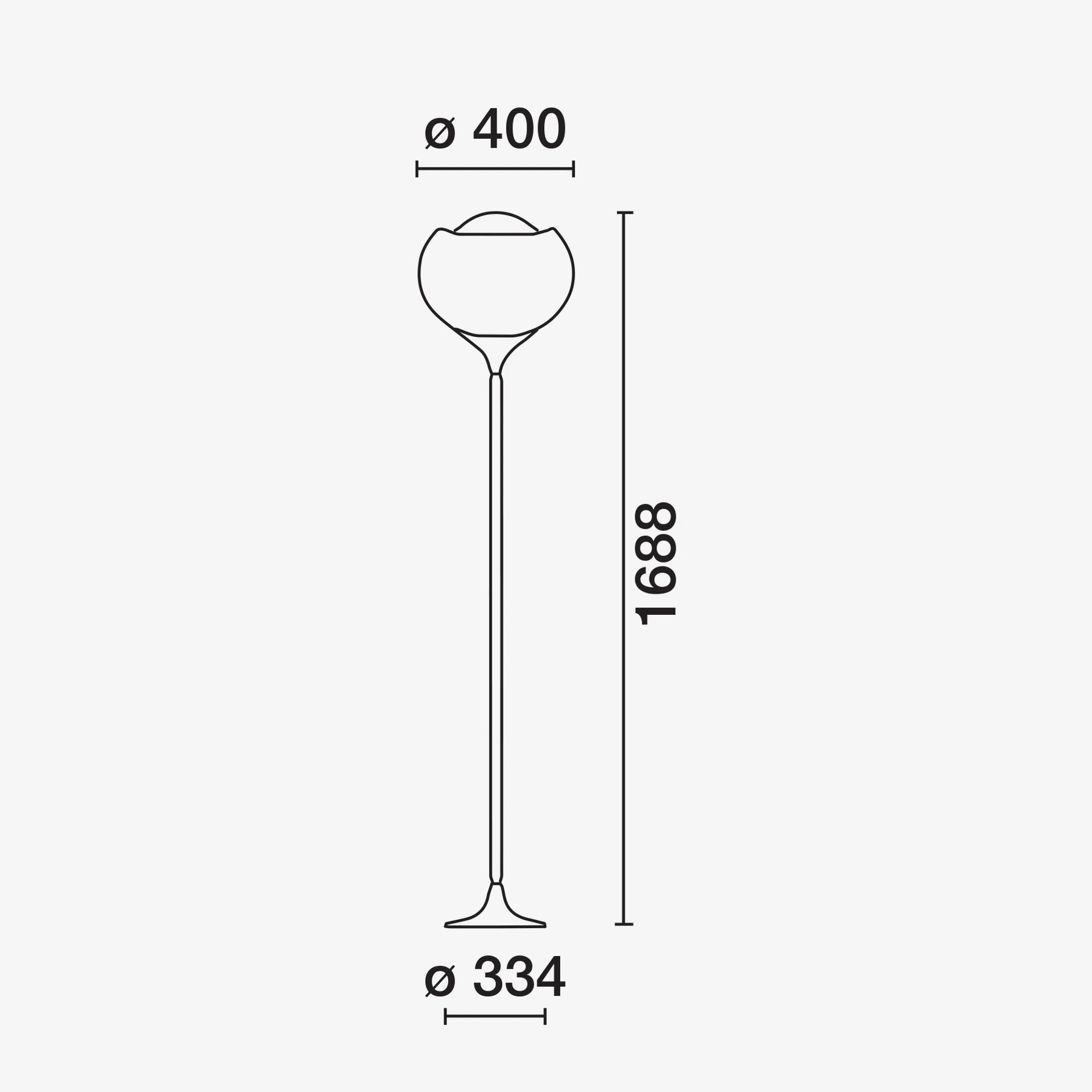 Clan floor 400mm - Green